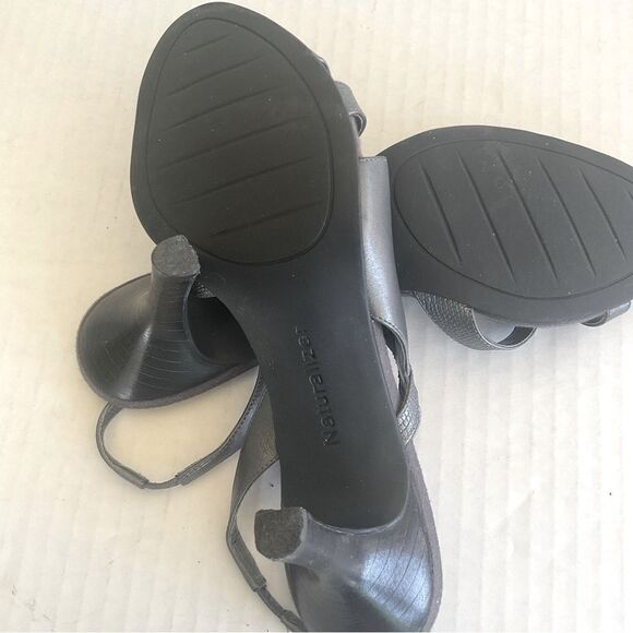 Naturalizer Heels Size 7 Gray Strappy Prissy - Picture 9 of 12